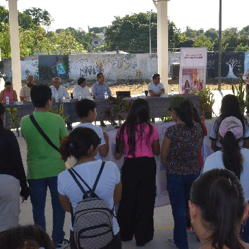 Comunidad educativa campechana se une a la Jornada Nacional por La Paz y Contra las Adicciones